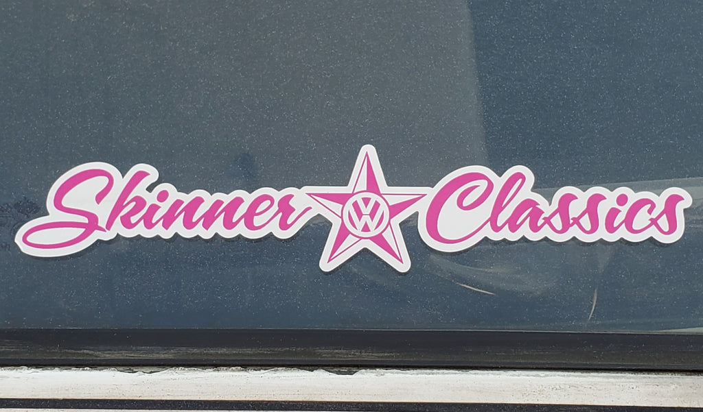 Pink Skinner Classics Die-Cut Stickers